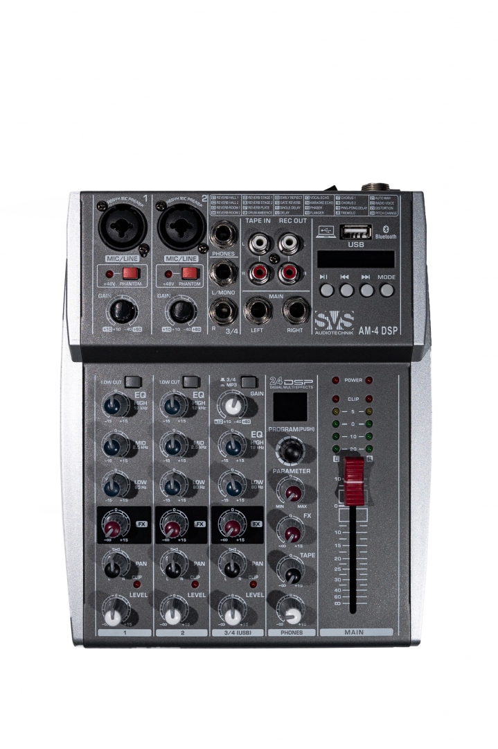 SVS Audiotechnik mixers AM-4 DSP Аналоговый микшерный пульт, 4-канала в Ржеве