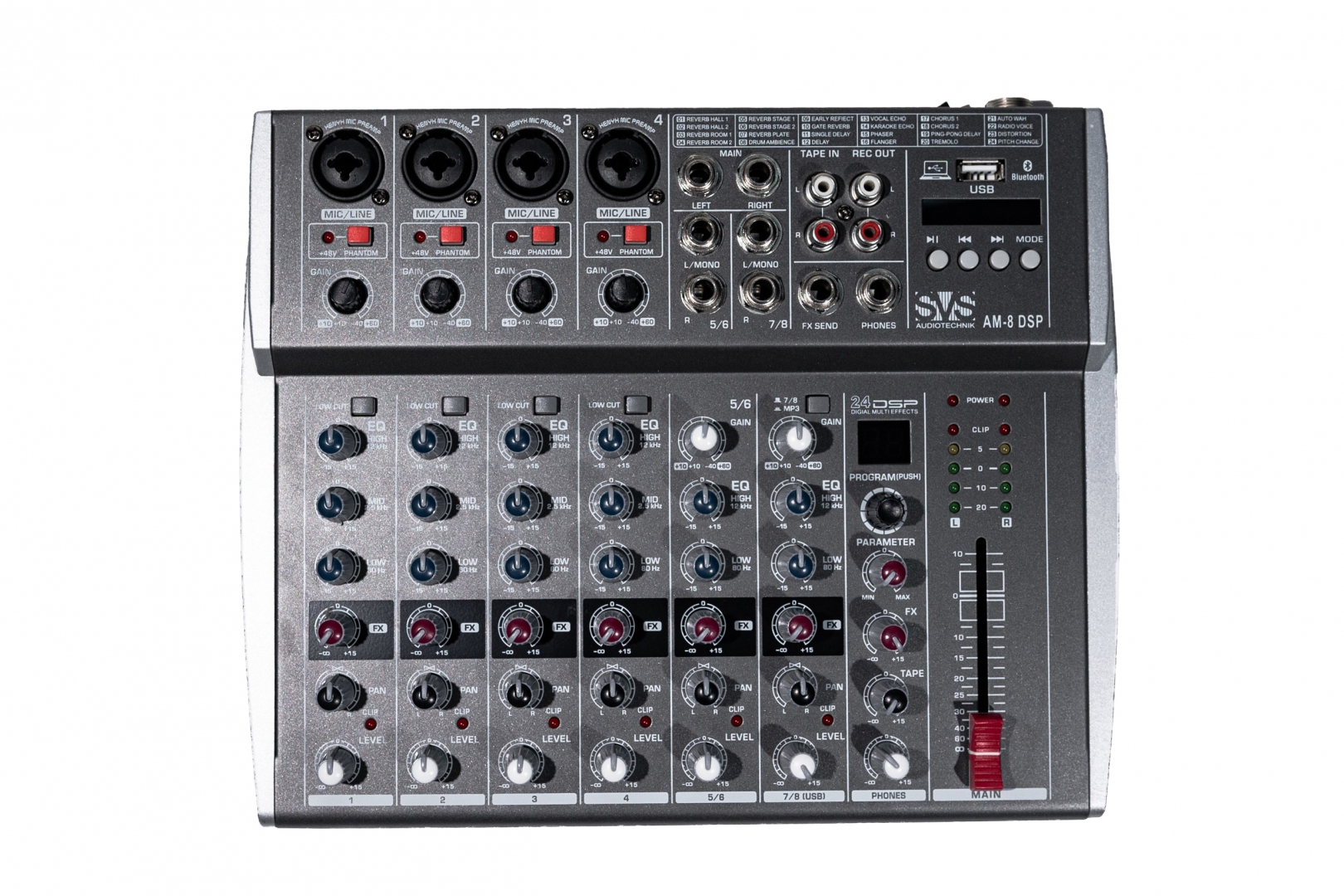SVS Audiotechnik mixers AM-8 DSP Микшерный пульт аналоговый, 8-канальный в Ржеве